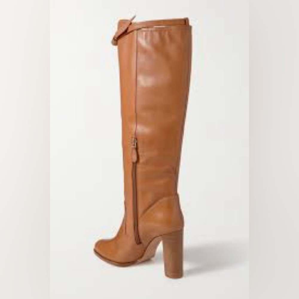 Clarita Saddlery Leather Knee Boot